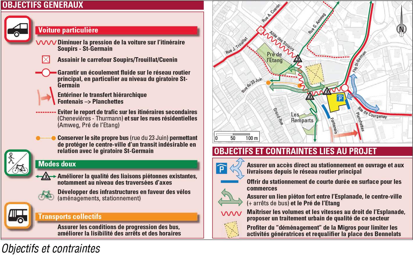 Etude de circulation et d'accessibilité dans le secteur Faubourg St-Germain / Esplanade